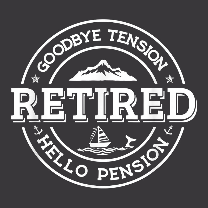 Retired   Goodbye Tension Hello Pension Retirement Shirt Ladies Curvy T-shirt | Artistshot