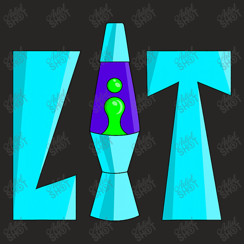 Lit Lava Lamp Drippy Retro 80's 90's Graffiti Ladies Fitted T-Shirt by new121 | Artistshot