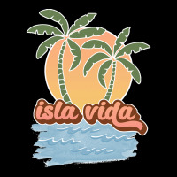 Isla Vida Island Life Sunshine With Palm Trees Classic Cropped Hoodie | Artistshot