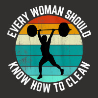 Womens Every Woman Should Know How To Clean Tank Top Weight Lifting Ta Champion Hoodie | Artistshot