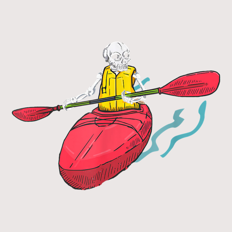 Skeleton Canoeing Halloween Kayaking Boating T Shirt Pocket T-shirt | Artistshot