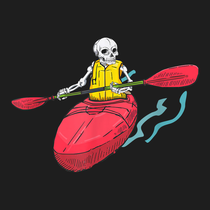 Skeleton Canoeing Halloween Kayaking Boating T Shirt Classic T-shirt | Artistshot