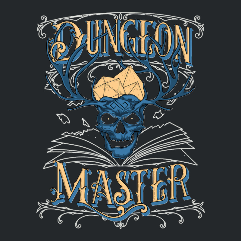 Dungeon Master  Ttrpg Dice Skull Crewneck Sweatshirt | Artistshot