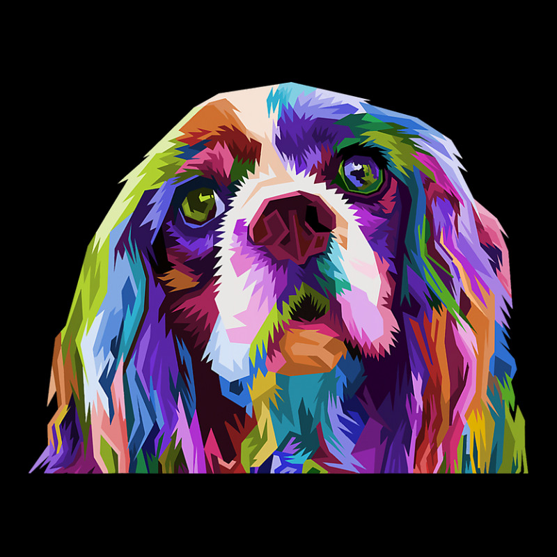 English Cocker Spaniel Pop Art Portrait Dog Owner Maternity Scoop Neck T-shirt by AuturoMedero90 | Artistshot