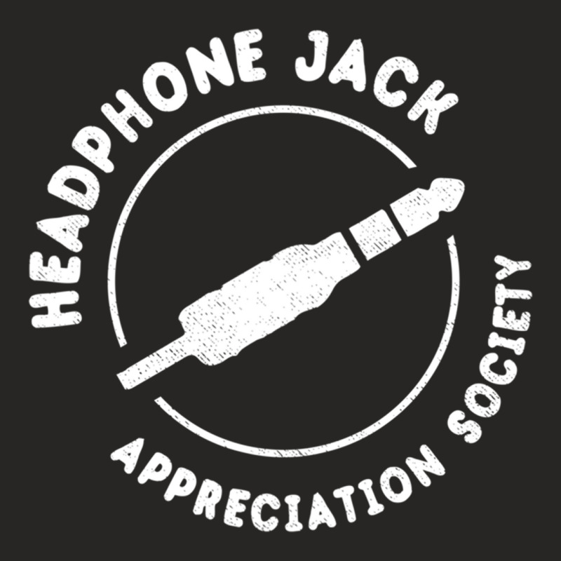 Headphone Jack Appreciation Society Ladies Fitted T-Shirt by cm-arts | Artistshot