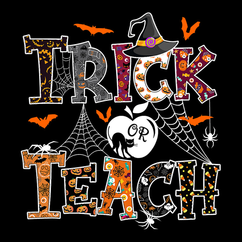 Fall Holiday Themed Thanksgiving Halloween Teacher Trick Or Long Sleeve Shirts by AuturoMedero90 | Artistshot