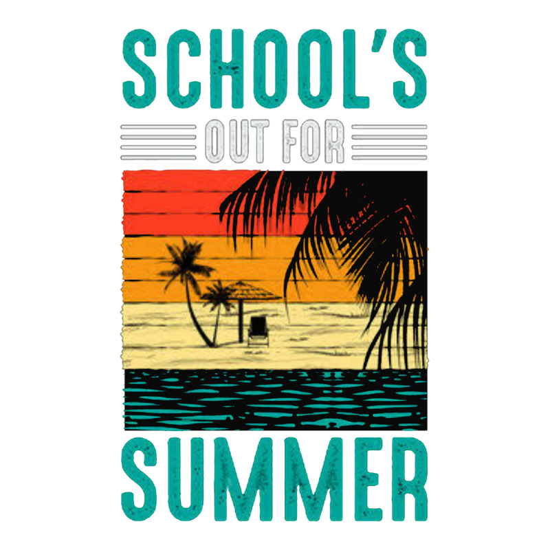 Summer Vibes School Out For Sunset V-neck Tee | Artistshot