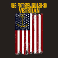 Uss Fort Snelling Lsd 30 Dock Landing Ship Veterans Day Tank Top | Artistshot