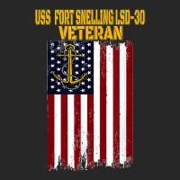 Uss Fort Snelling Lsd 30 Dock Landing Ship Veterans Day Men's T-shirt Pajama Set | Artistshot