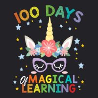 Cute Unicorn 100 Days Of Magical Learning 100th Day School Youth Tee | Artistshot