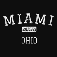 Miami Ohio Oh Vintage Crop Top | Artistshot