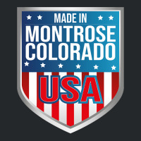 Made In Montrose, Colorado. Patriotic Usa Crewneck Sweatshirt | Artistshot