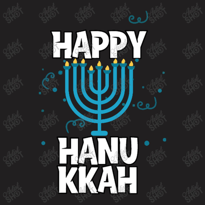 Happy Hanukkah T-Shirt by haydar | Artistshot