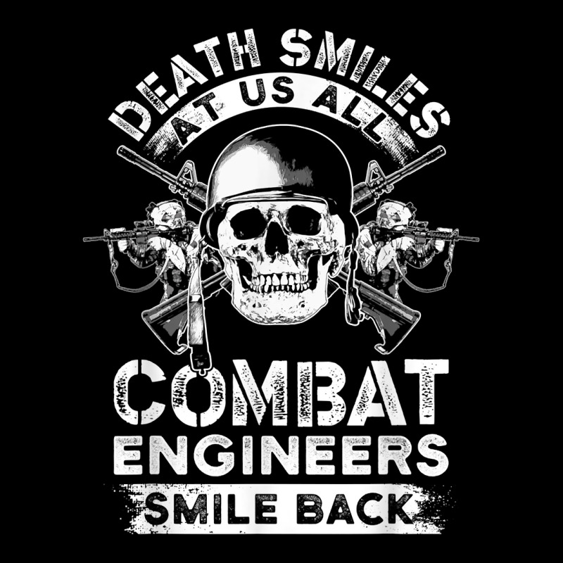 Combat Engineer Smiles Usa Military Sapper For Fans Women's V-Neck T-Shirt by TacitaSylvester | Artistshot