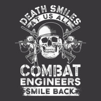 Combat Engineer Smiles Usa Military Sapper For Fans Ladies Curvy T-shirt | Artistshot