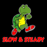 Slow And Steady Runner Funny Running Cartoon Turtle T Shirt Men's 3/4 Sleeve Pajama Set | Artistshot