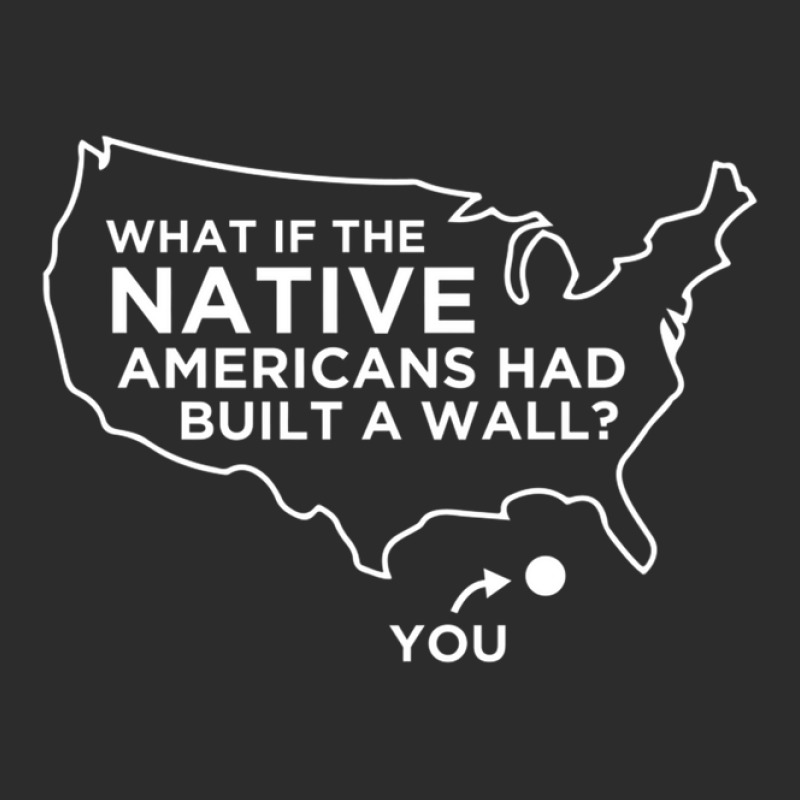 Anti Trump Wall Native Americans Wall Exclusive T-shirt | Artistshot