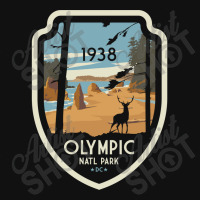 Washington Olympic National Park Retro Vintage Design Gift Crew Socks | Artistshot