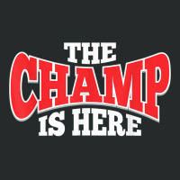 The Champ Is Here  Sport Martial Arts Motivational Gym Gift T Shirt Women's Triblend Scoop T-shirt | Artistshot