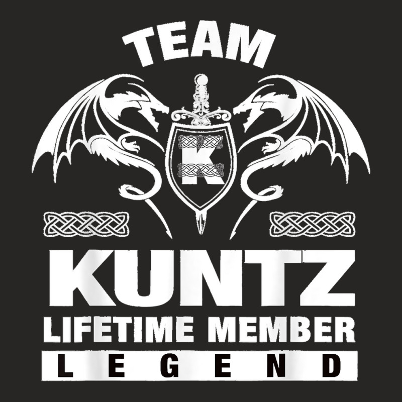 Team Kuntz Lifetime Member Gifts Ladies Fitted T-Shirt by STACYSCHUDEL | Artistshot