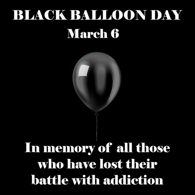 Black Balloon Day Overdose Awareness Addition T Youth Hoodie | Artistshot