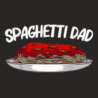 Funny Spaghetti For Dad Father Italian Pasta Meatball Foodie Ladies Fitted T-shirt | Artistshot