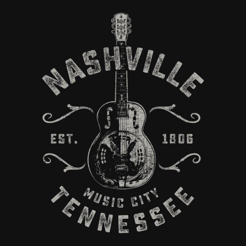 Nashville Music City Usa Vintage Rear Car Mat | Artistshot