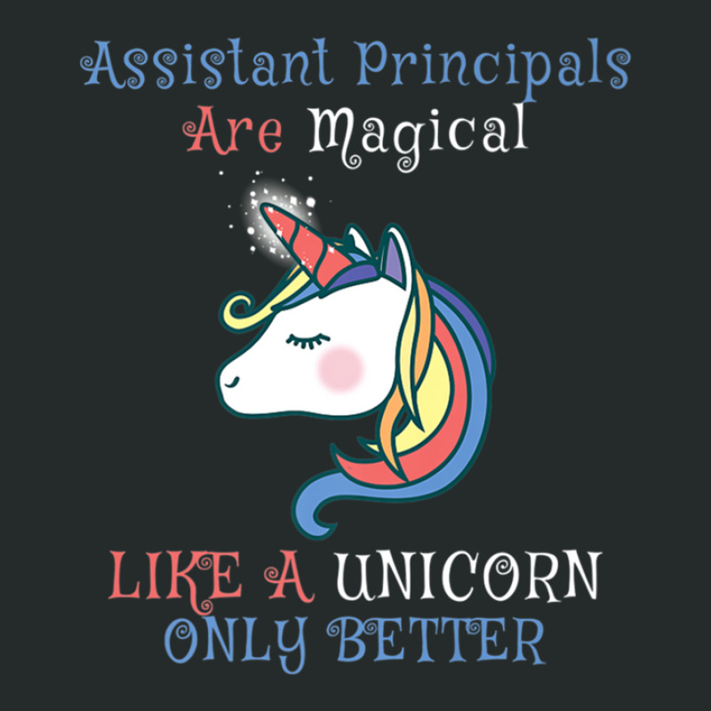 Assistant Principals Are Magical Like A Unicorn Only Better Women's Triblend Scoop T-shirt by KadeBarry | Artistshot