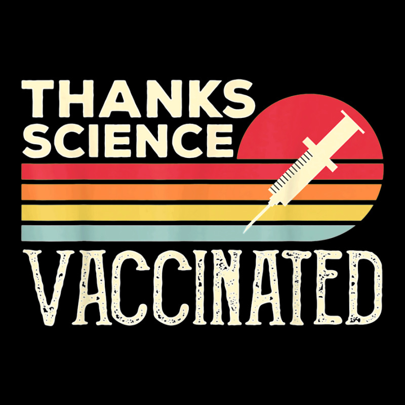 Thanks Science Vaccinated Retro Vintage Pro Vaccine Kids Cap by Newest | Artistshot