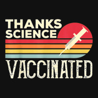 Thanks Science Vaccinated Retro Vintage Pro Vaccine Baby Beanies | Artistshot