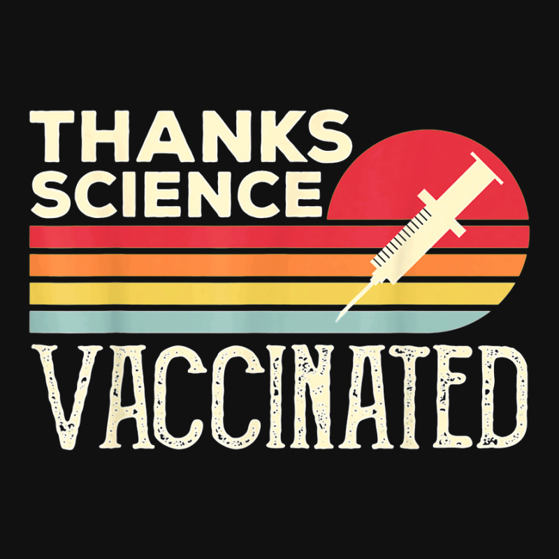 Thanks Science Vaccinated Retro Vintage Pro Vaccine Baby Beanies by Newest | Artistshot