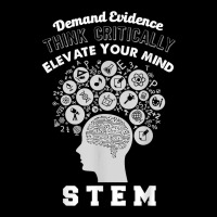 Demand Evidence Think Critically Elevate Mind Stem For Fans Lightweight Hoodie | Artistshot