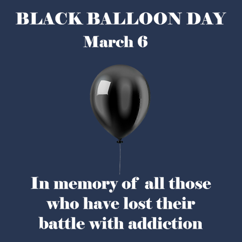 Black Balloon Day Overdose Awareness Addition T Ladies Denim Jacket | Artistshot