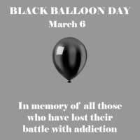 Black Balloon Day Overdose Awareness Addition T Women's V-neck T-shirt | Artistshot