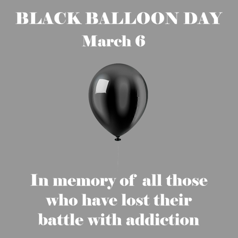 Black Balloon Day Overdose Awareness Addition T Women's V-neck T-shirt | Artistshot