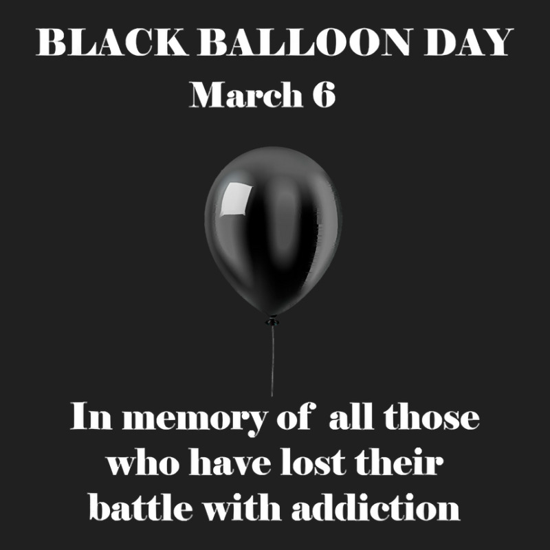 Black Balloon Day Overdose Awareness Addition T Ladies Polo Shirt | Artistshot