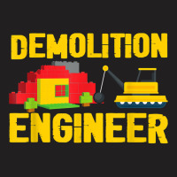 Demolition Engineer Master Builder Building Blocks Bricks For Fans T-shirt | Artistshot