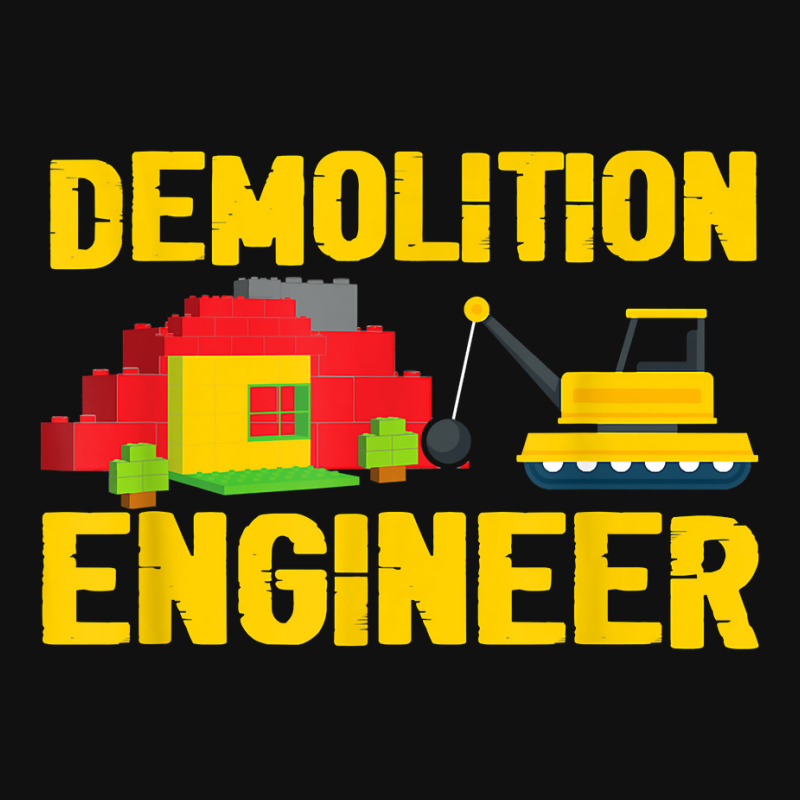 Demolition Engineer Master Builder Building Blocks Bricks For Fans Landscape Canvas Print | Artistshot