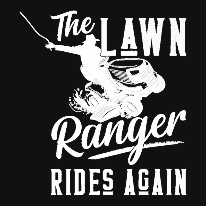 The Lawn Ranger Rides Again Lawn Tractor Mowing Premium Atv License ...