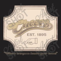 Cheers, Sign,cheers Classic Tv Tv Show Bar T-shirt | Artistshot