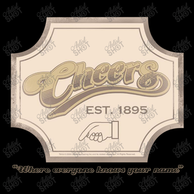 Cheers, Sign,cheers Classic Tv Tv Show Bar Men's 3/4 Sleeve Pajama Set | Artistshot