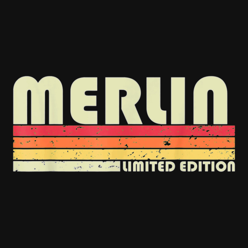 Merlin Gift Name Personalized Funny Retro Vintage Birthday Rectangle Patch | Artistshot