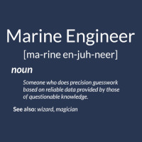 Funny Marine Engineering Marine Engineer Definition For Fans Ladies Denim Jacket | Artistshot