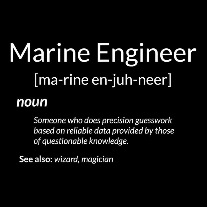 Funny Marine Engineering Marine Engineer Definition For Fans Women's V-Neck T-Shirt by SonjaBogenschutz | Artistshot