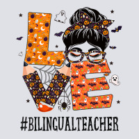 Bilingual Teacher Love Messy Bun Pumpkin Women Halloween T Shirt Bucket Hat | Artistshot