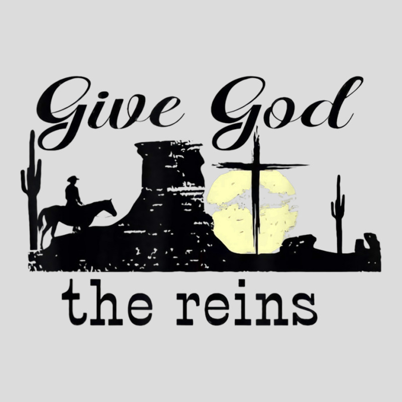 Give God The Reins Country Music Cowboy Day Gift Men's Polo Shirt | Artistshot