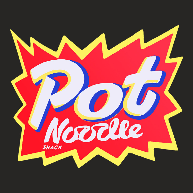 Pot Noodle Instant Snack Ladies Fitted T-Shirt by ColletteHerrick | Artistshot