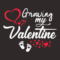 Women Valentines Pregnancy   Growing My Valentine S Racerback Tank | Artistshot