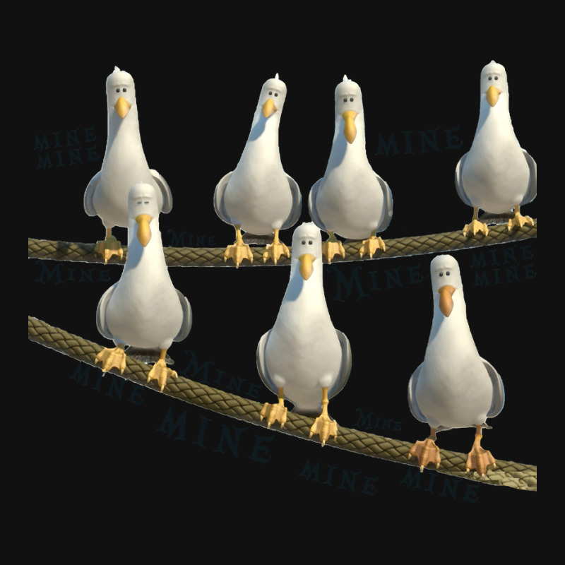 Mine! Seagulls From Finding Nemo License Plate | Artistshot