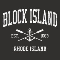 Womens Block Island Ri Vintage Crossed Oars & Boat Anchor Sports V Nec Champion Hoodie | Artistshot